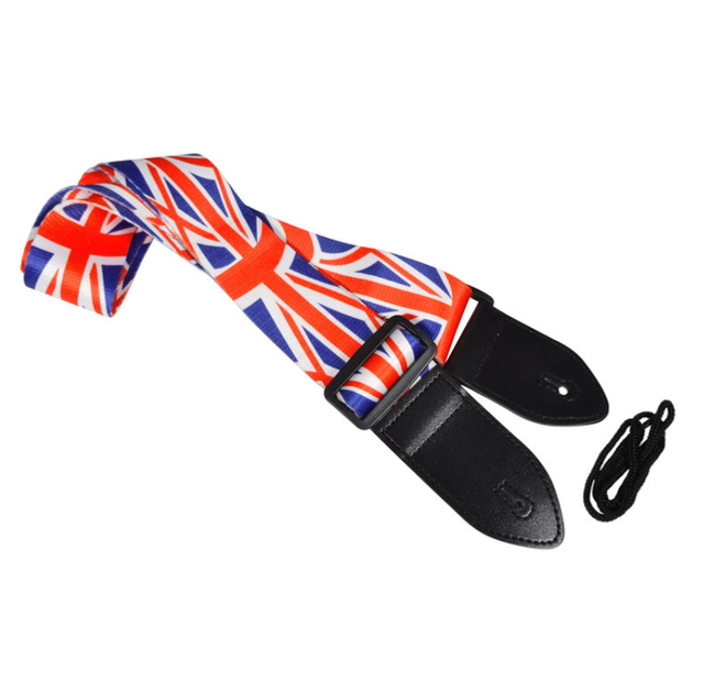 Printed Design Webbing Guitar Strap Union Flag