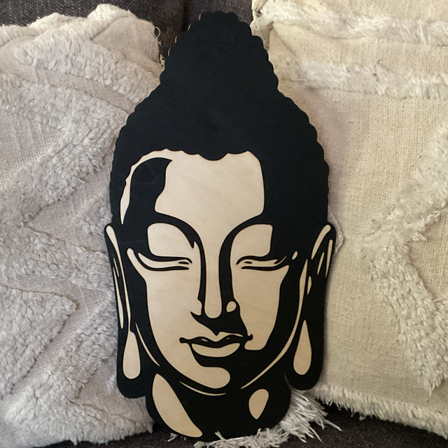Tête de bouddha 18x36 cm