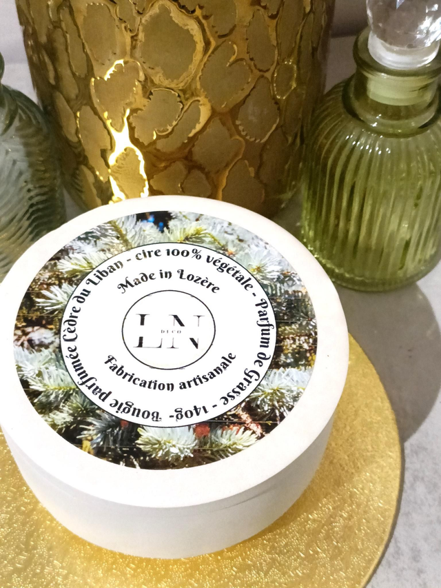 Bougie parfumée Cèdre du Liban