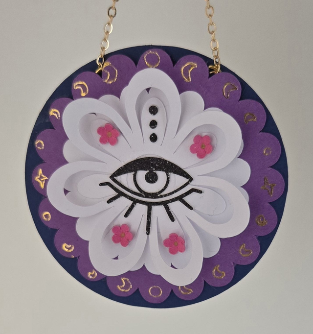 Amulette Œil Porte Bonheur à suspendre ou à offrir