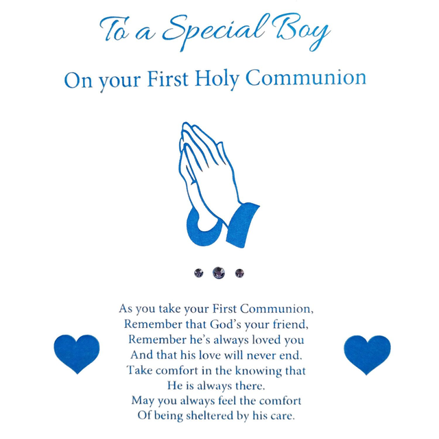 On Your First Holy Communion - Boy