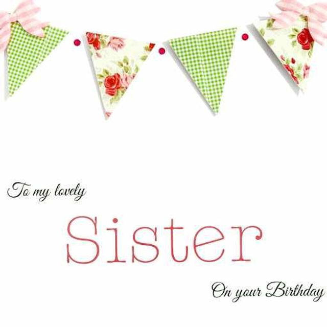 Bunting - Sister