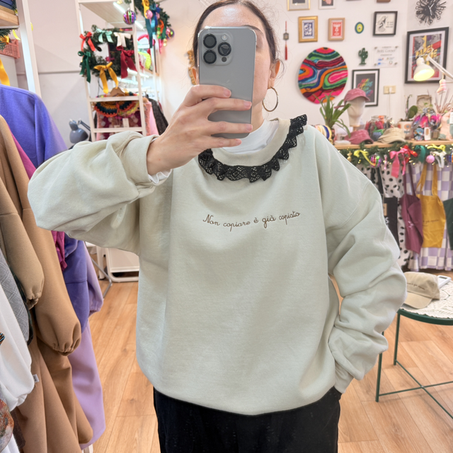 Felpa Non Copiare Natural