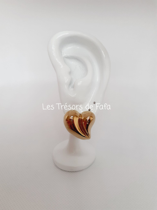 Boucles d'oreilles cœur