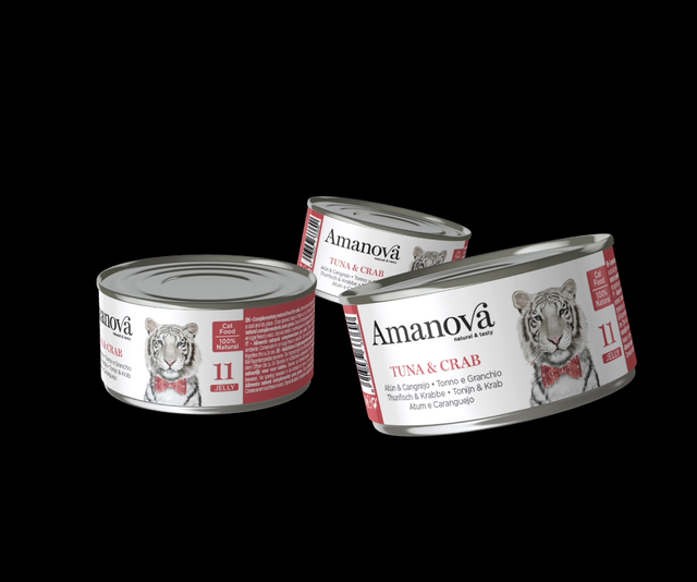 Amanova tuna en krab blikje 70 gr
