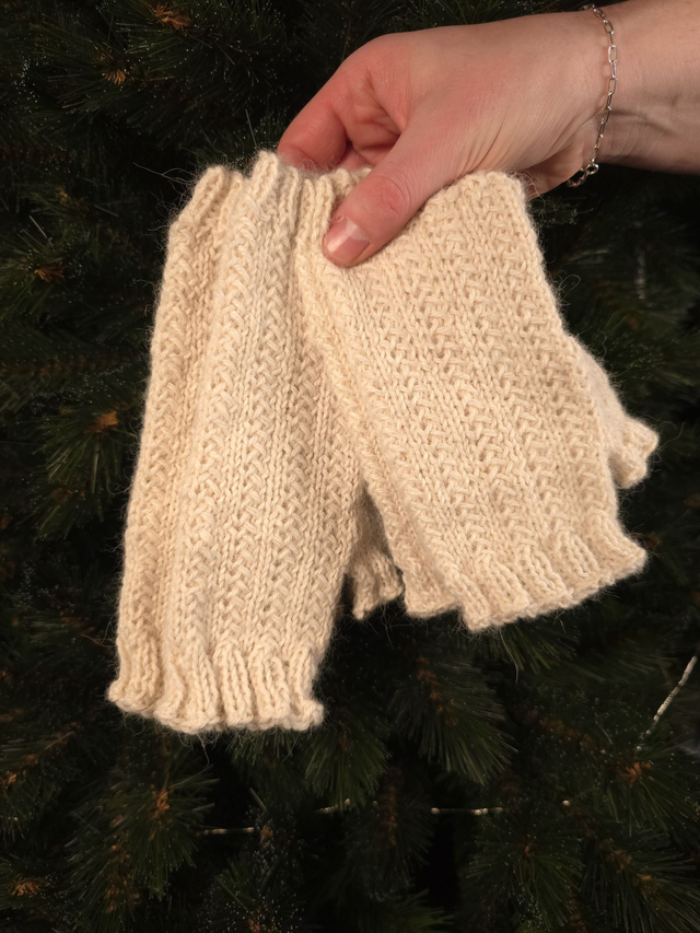 Mitaines fantaisie (naturel)