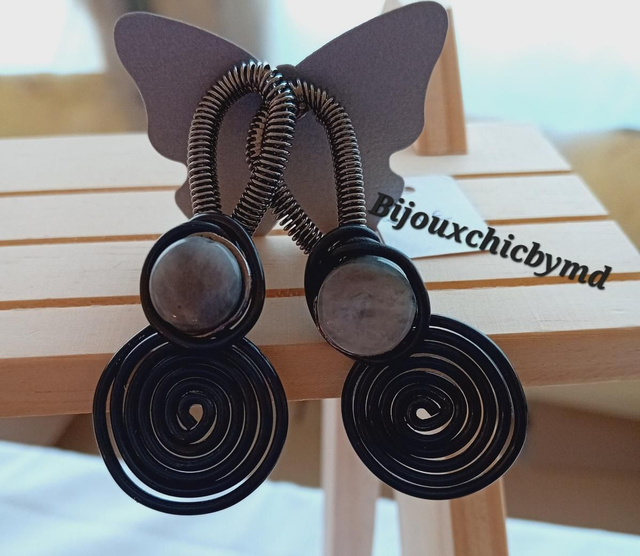 Boucles d’oreilles Élégance Nocturne