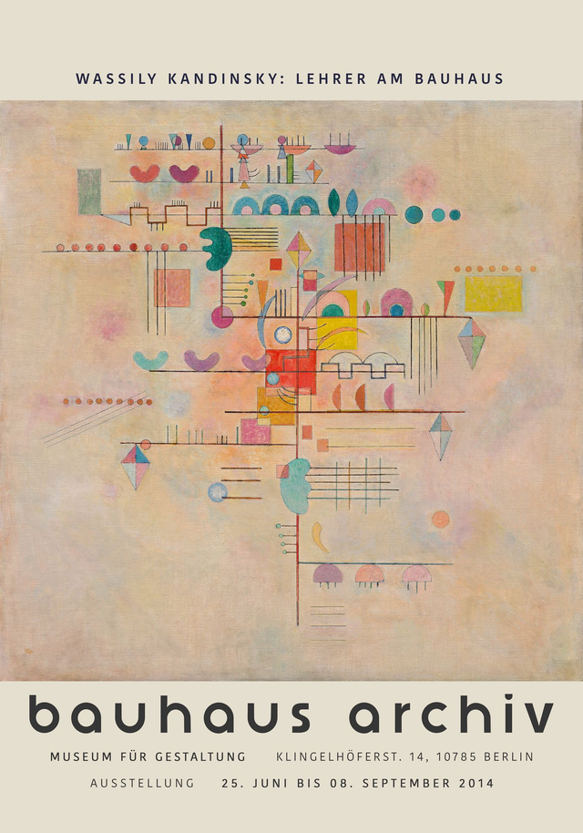 Graceful Ascent by Wassily Kandinsky