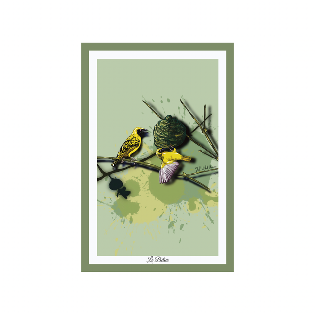 Carte postale - Le bélier