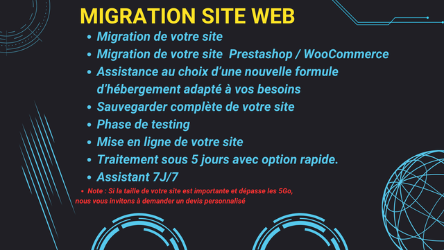 Migration de site web