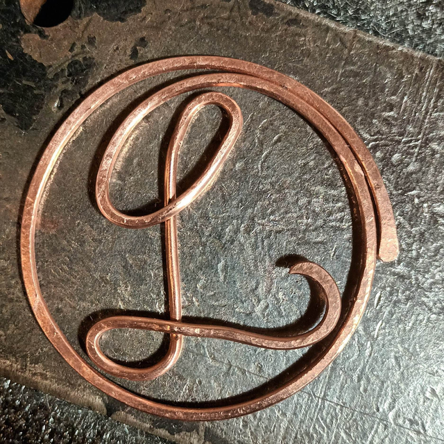 MARQUE PAGE Initiales