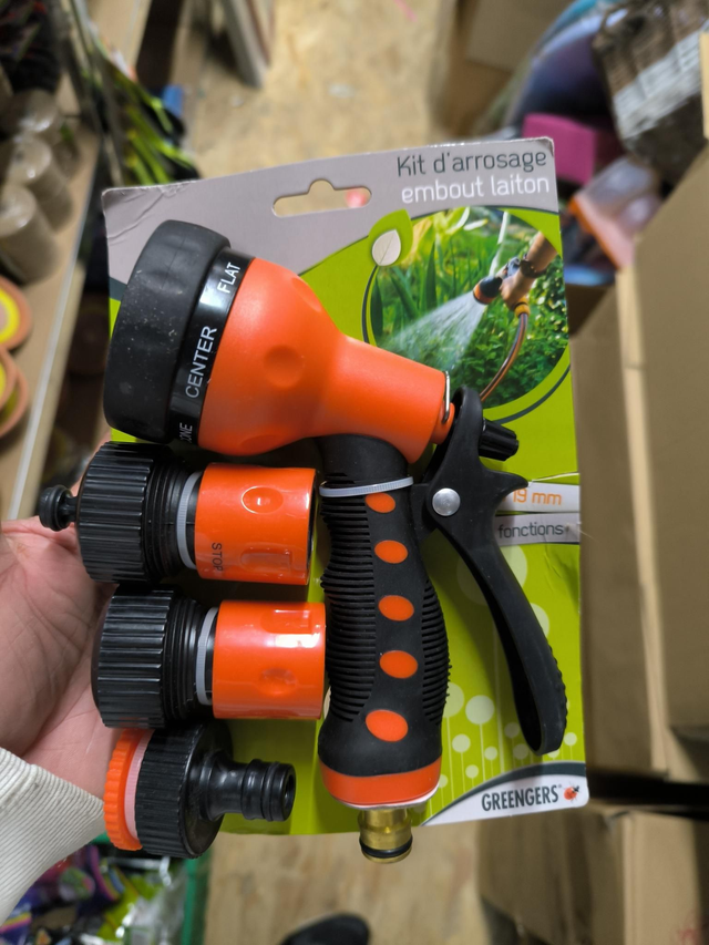 KIT D'ARROSAGE EMBOUT LAITON 