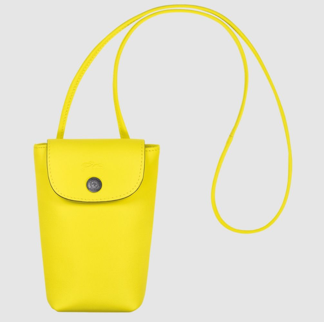 ETUI TELEPHONE LONGCHAMP LE PLIAGE XTRA - CITRON