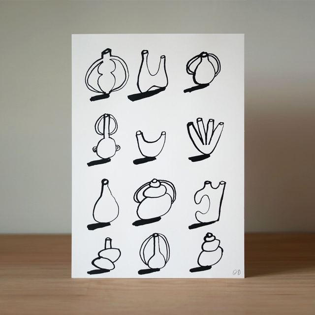 Pots - Ink Original A4