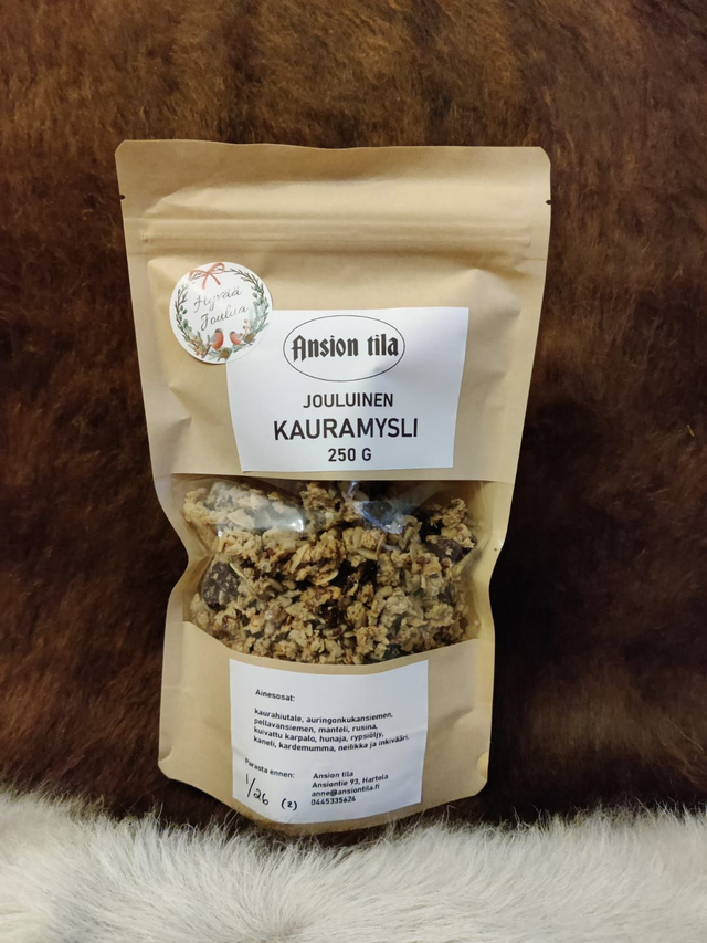 Jouluinen kauramysli 250g