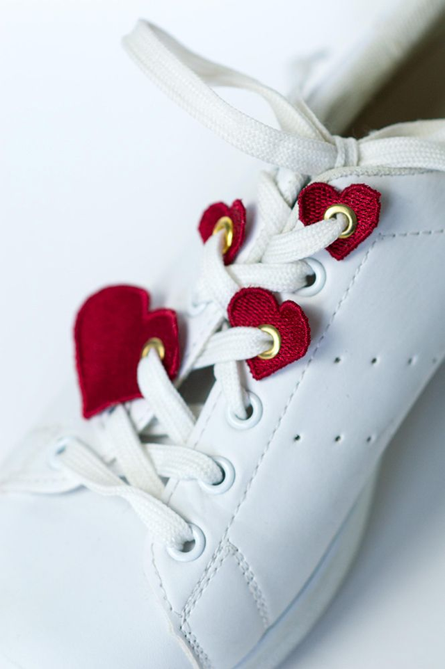 Patchs pour lacets CŒUR