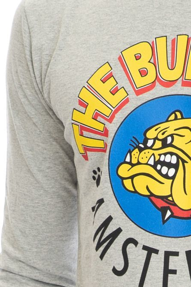486TBDA066 - BULDOG T-shirt manica lunga stampa logo classic