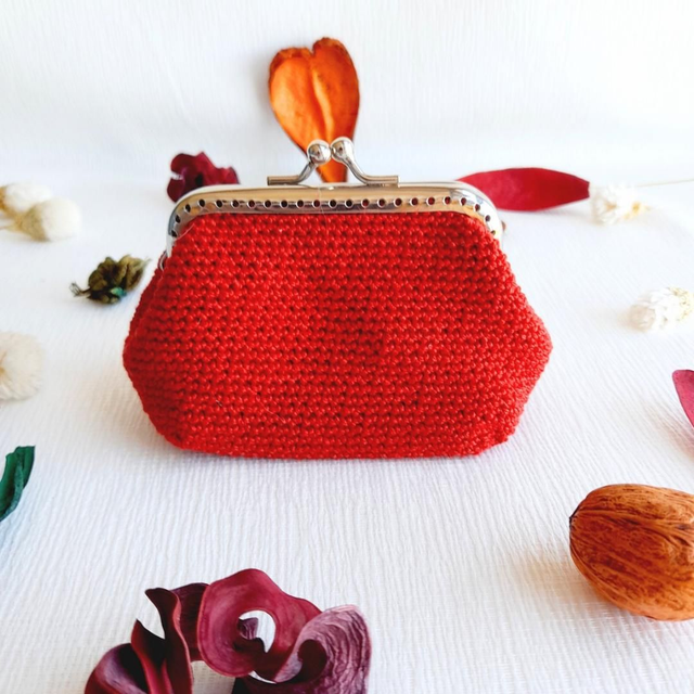 Porte-monnaie Céleste - Fait main au crochet en Coton