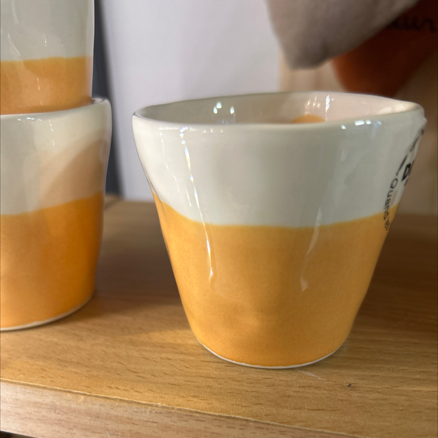 Tasse expresso ochre 