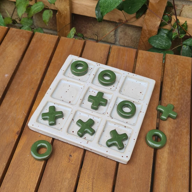 Noughts + Crosses board