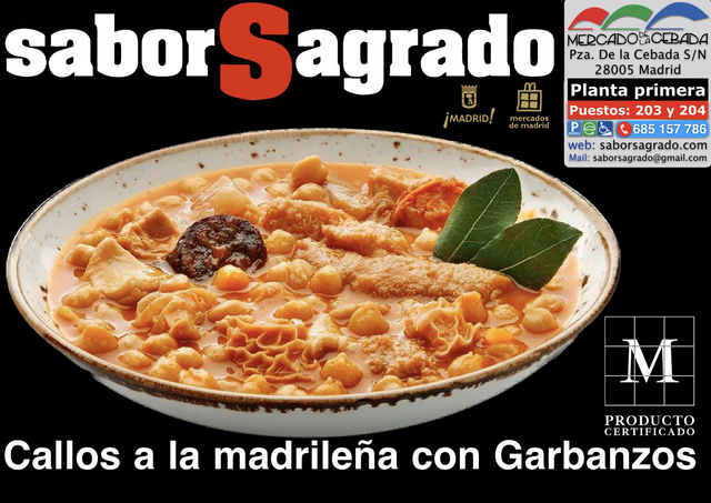 Callos a la madrileña con Garbanzos