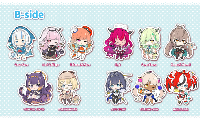 hololive EN Myth/Council/Promise | charms & stickers