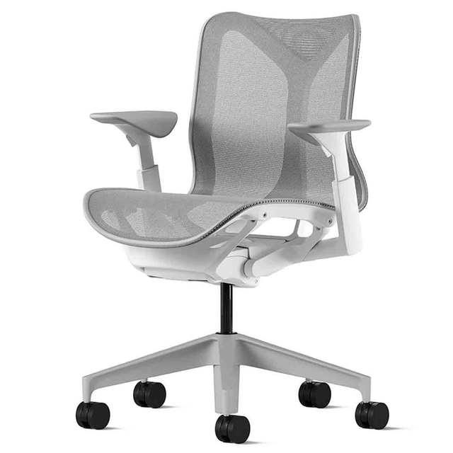 Herman Miller Cosm Low-Back, Studio white / Mineral, 2D