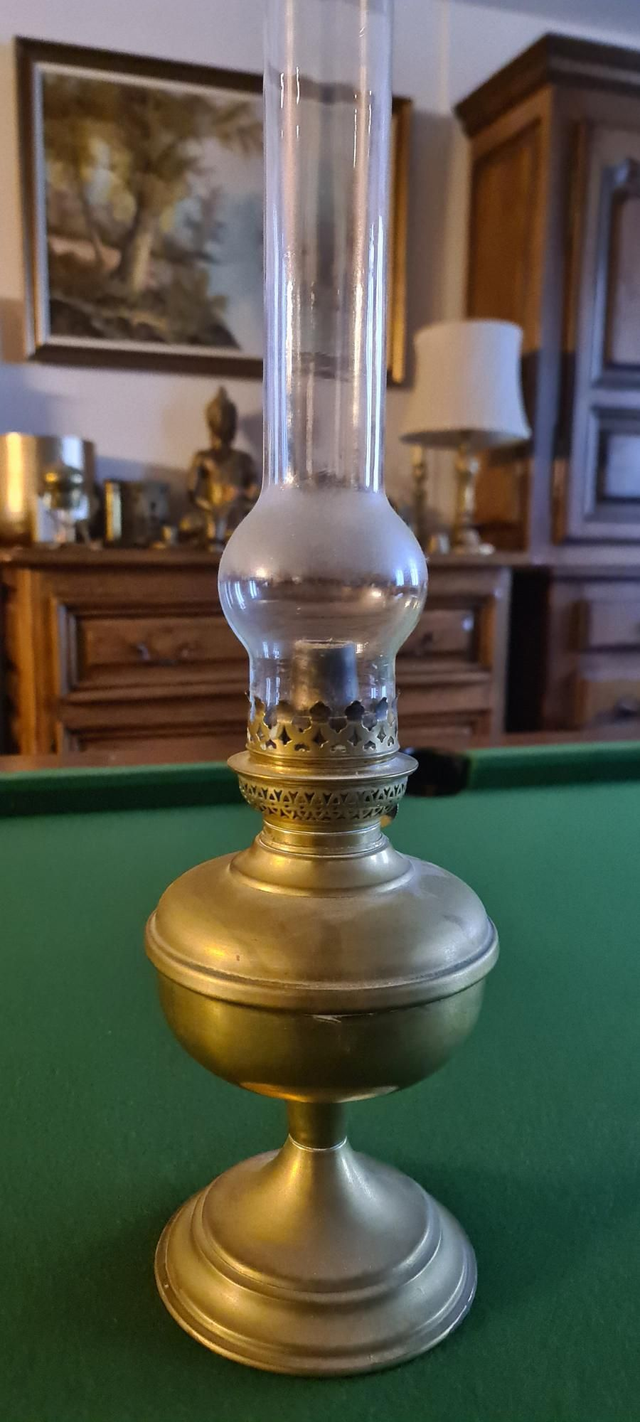 Lampe à pétrole laiton