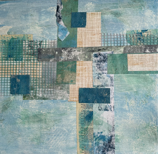 MD05 Seilebost Sobriety by Maggie Davis, 43 sq cm Mixed media