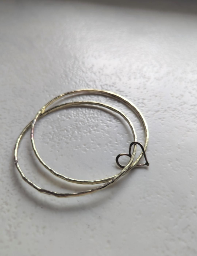 Joncs entrelacés Coeur