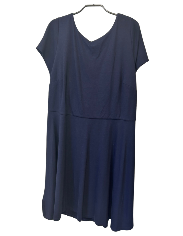Loft Plus Dress in Navy Blue