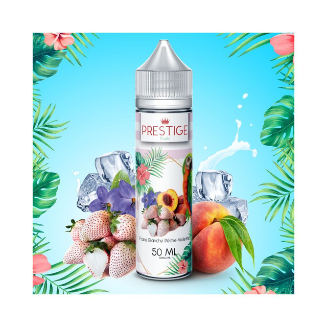 Prestige Fruits - Fraise Blanche, PĂȘche, Violette 50ml