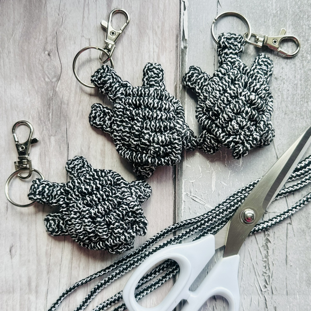 Limited Edition Handmade Macrame Sea Turtle Keyring