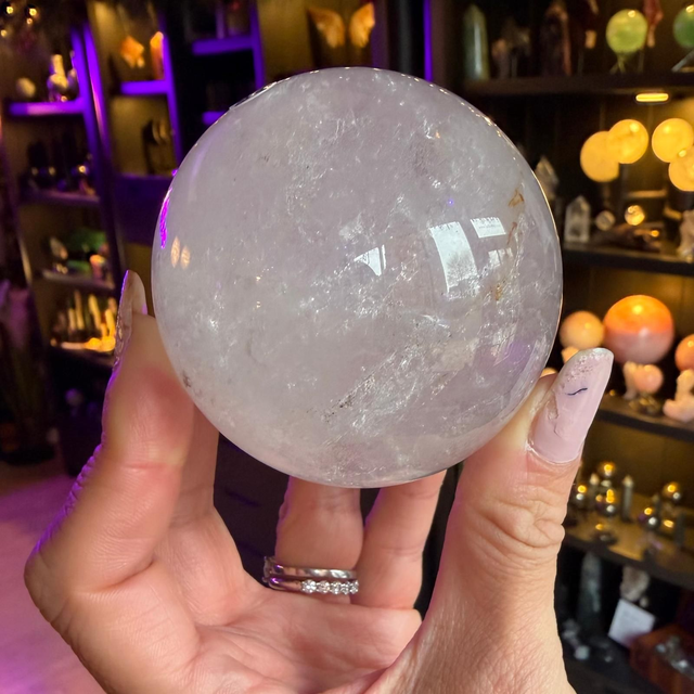 Clear Quartz Sphere R48B1