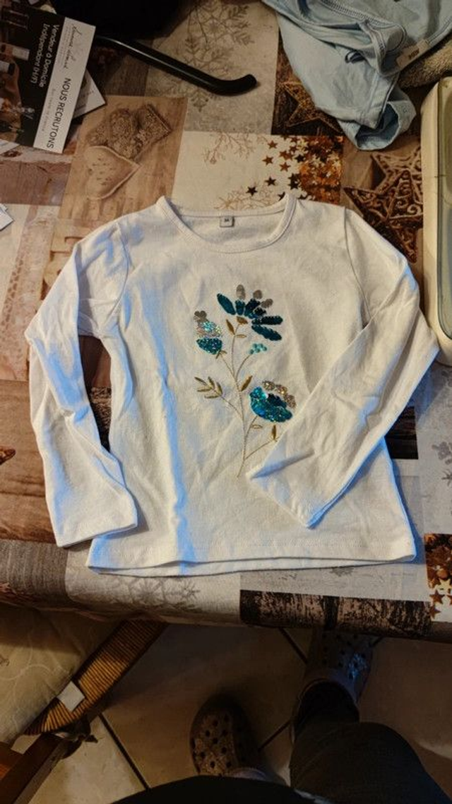 Tee-shirt à manches longues fille 3 ans