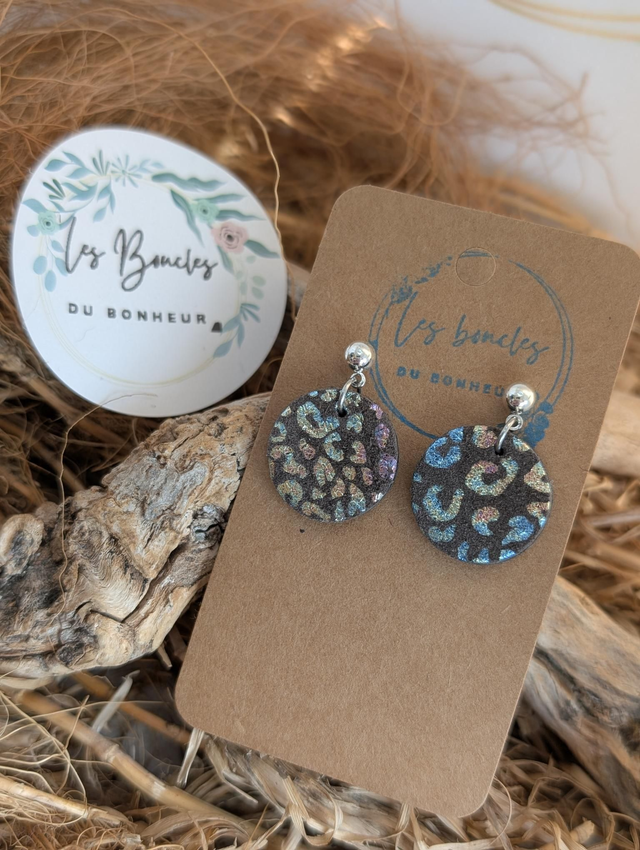 Boucles d&#039;oreilles Anti Gaspi holographe ag007