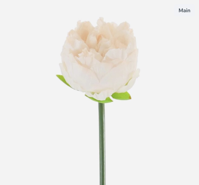 Short Stem Peony Nude 36cm