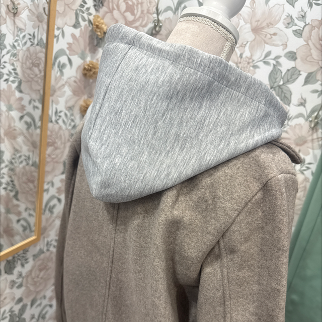 Manteau mi-long Beige-3616