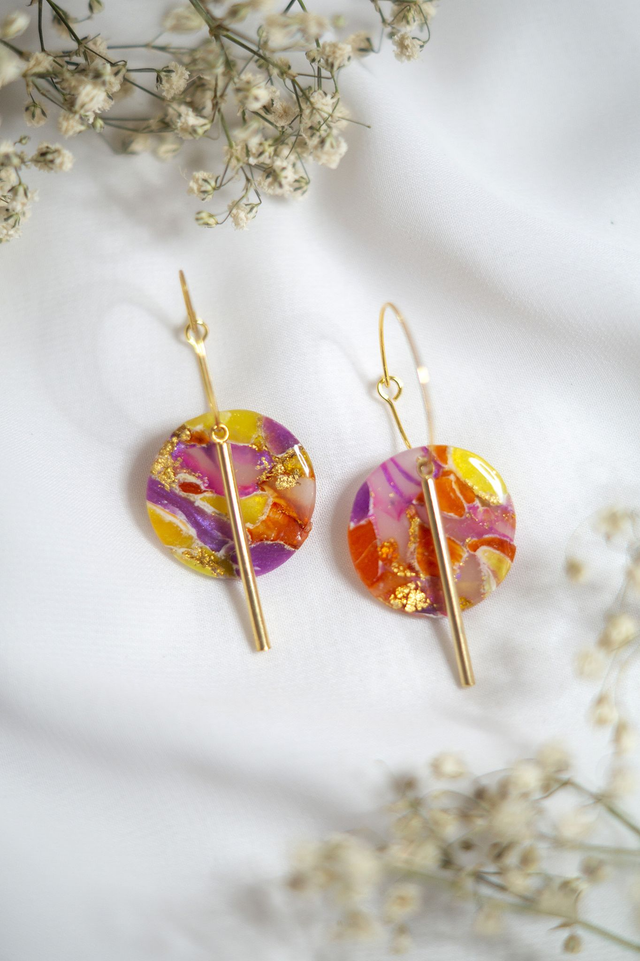 Coloris pop - Boucles Cléopâtre