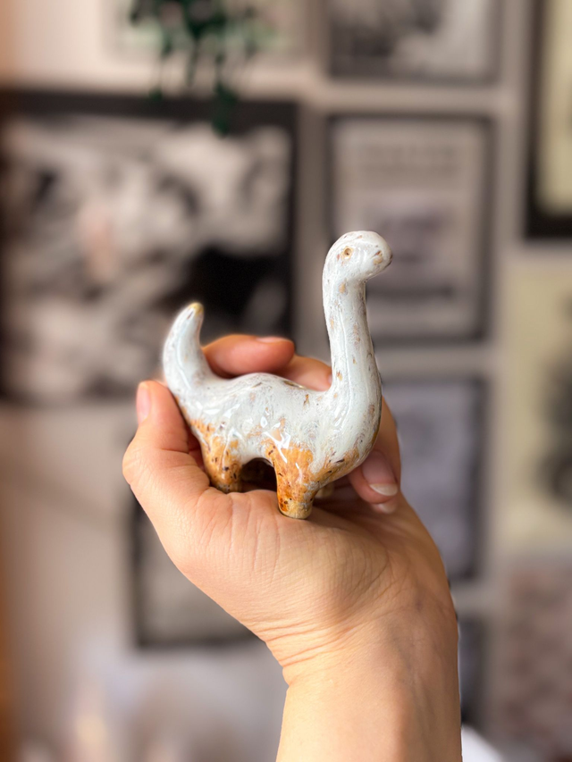 Figurka ceramiczna "Ciastko z mlekiem" 