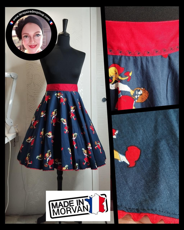 Jupe Modèle Le petit chaperon rouge T42