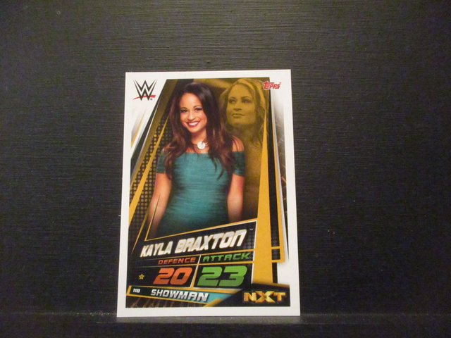 Kayla Braxton - NXT Slam Attax Universe Original Trading Card #118