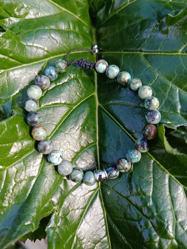 Bracelet Kélyan Homme – Turquoise Africaine Ajustable