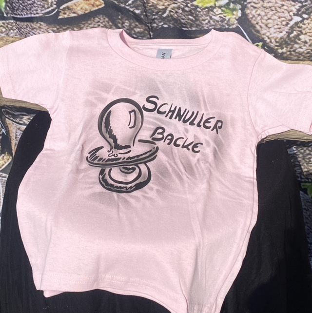 Baby T-Shirt SCHNULLERBACKE