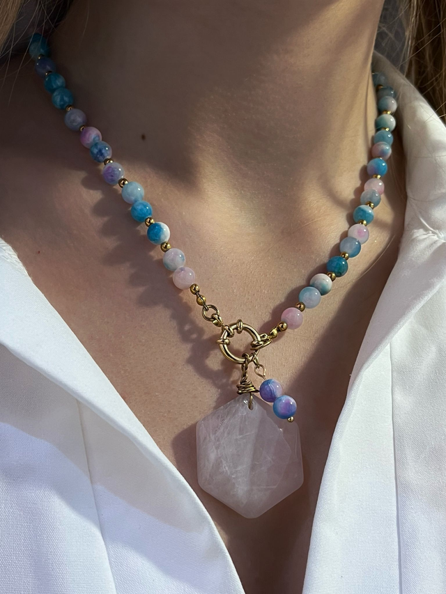 🌸 Naszyjnik: Lunaria