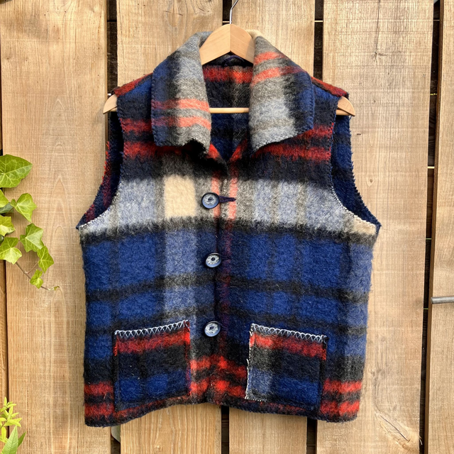 Bodywarmer blauw M