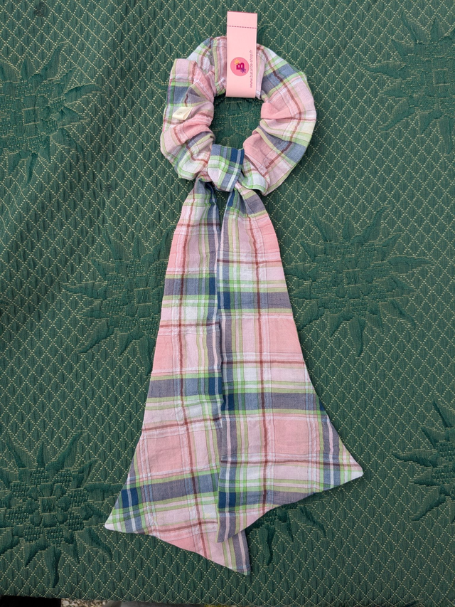 FOULCHIE à Carreaux Rose/bleu/vert