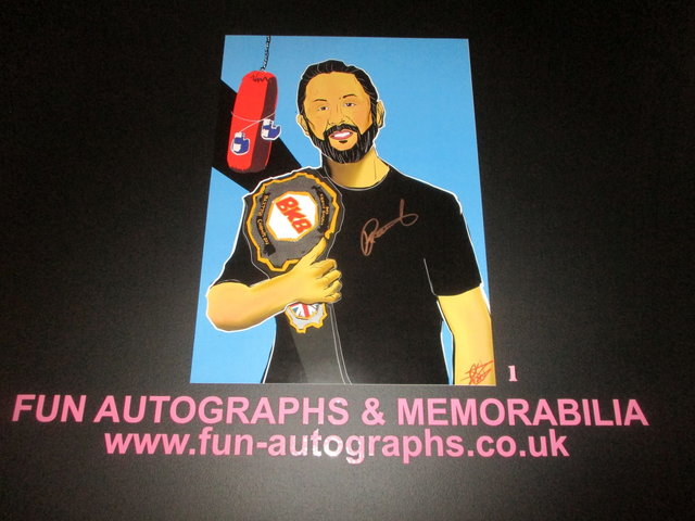 Kevin 'Green Machine' Greenwood Limited Edition Signed A3 Comic Style Drawing Print (1)