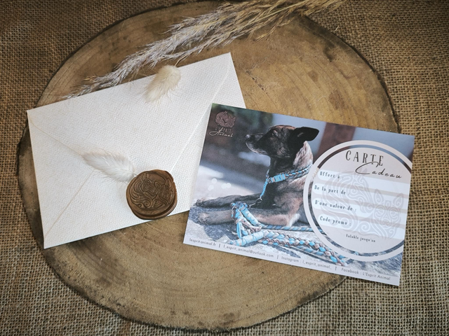 💌 Carte cadeau postale Chien