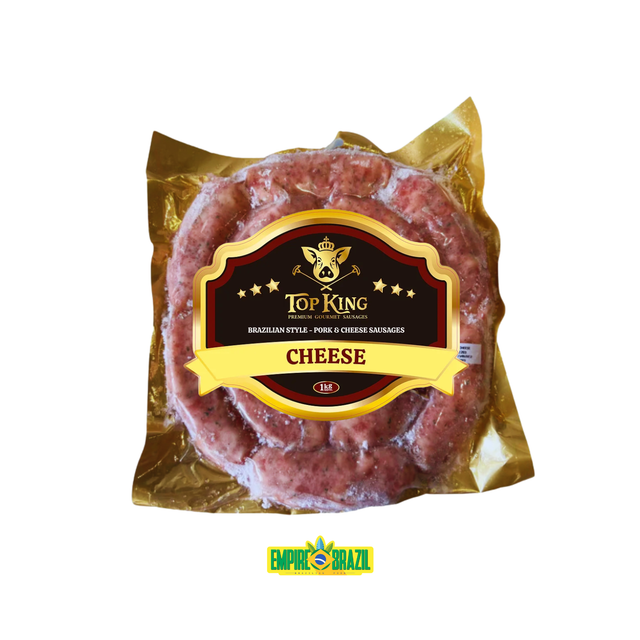 Linguica Toscana Queijo / Pork &amp; Cheese Gourmet Sausage TOPKING 1kg